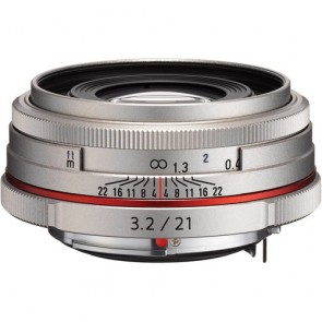 Pentax SMC DA 21mm f/3.2 AL Silver Limited Lenses