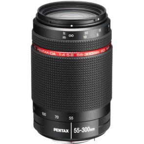 Pentax HD DA 55-300mm f/4-5.8 ED WR Black Lens