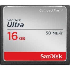 SanDisk Ultra 16GB 50MB/s Compact Flash Memory Card