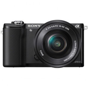 Sony Alpha ILCE-5000L with 16-50mm lens Black Mirrorless Digital Camera