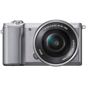 Sony Alpha ILCE-5000L with 16-50mm lens Silver Mirrorless Digital Camera