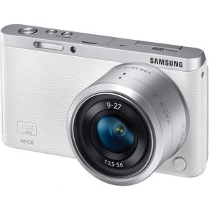 Samsung NX mini with 9-27mm 1:3.5-5.6 Lens White Mirrorless Digital Camera