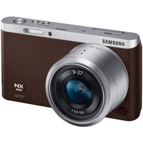 Samsung NX mini with 9-27mm 1:3.5-5.6 Lens Brown Mirrorless Digital Camera