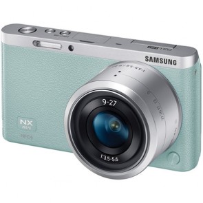 Samsung NX mini with 9-27mm 1:3.5-5.6 Lens Green Mirrorless Digital Camera