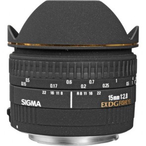 Sigma 15mm F2.8 EX DG DIAGONAL FISHEYE (Canon) Lens
