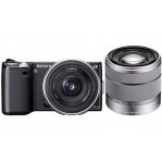 Sony NEX-5ND Double Kit 16mm and 18-55mm Black Digital Camera