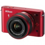 Nikon 1 J1 Kit Red with 10-30mm Lens Mirrorless Digital Cameras
