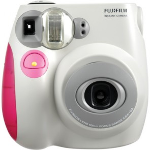 Fuji Film Instax Mini 7S Box Set (Pen, Strap, Pouch, 2xFilm) Pink Digital Camera