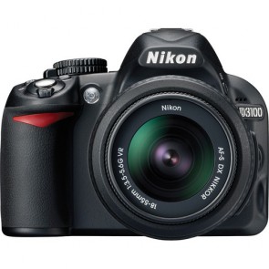 Nikon D3100 Kit with AF-S 18-55mm VR Lens Black Digital SLR Camera (Separate Box)