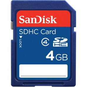 SanDisk 4GB SDHC (Class 4) Memory Card