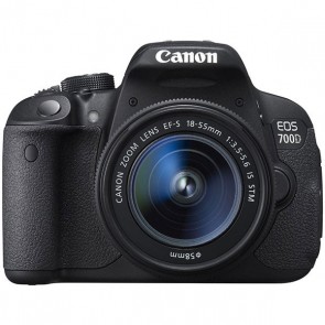 Canon EOS 700D + 18-55mm STM Kit Black Digital SLR Camera