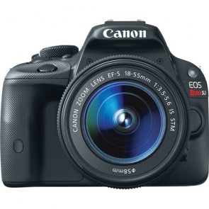Canon EOS 100D / EOS Rebel SL1 with 18-55mm STM Kit Black Digital SLR Camera