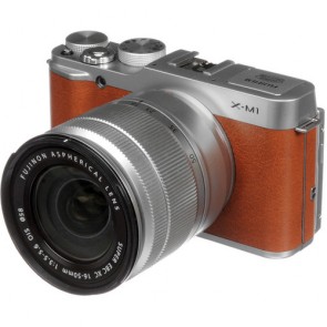 Fujifilm X-M1 Kit with 16-50mm f/3.5-5.6 OIS Lens Brown Digital Camera