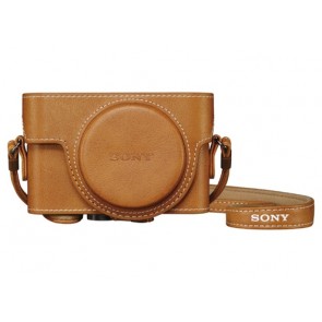 Sony LCJ-RXF Tan Brown Jacket Case For RX100, RX100II and RX100III