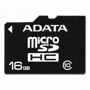 A Data 16GB T-Flash/MicroSDHC (Class 10)