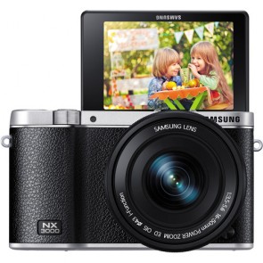 Samsung NX3000 Kit with 16-50mm PZ Lens Black Mirrorless Digital Camera