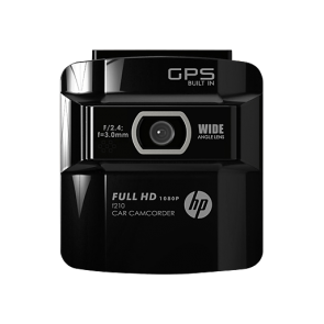 HP F210 Car Camcorder with GPS Locator Black