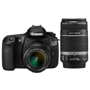 Canon EOS 60D Double Kit (18-55)(55-250) Digital SLR Camera