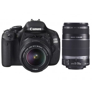 Canon EOS 600D Twin kit with 18-55 IS II and 55-250mm IS Lens Digital SLR Cameras