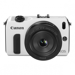 Canon EOS-M Kit 22mm White Digital SLR Camera