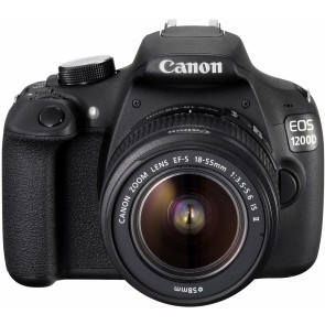 Canon EOS 1200D Kit with EF-S 18-55mm IS II Lens Black Digital SLR Camera