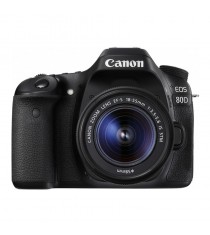 Canon EOS 80D with EF-S 18-55mm f/3.5-5.6 IS STM Lens Black Digital SLR Camera