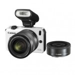 Canon EOS-M 18-55mm+22mm+90EX Kit Black Digital SLR Camera