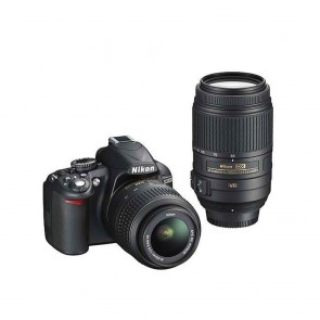 Nikon D3100 twin kit with Nikon 18-55mm VR and 55-300mm VR Lenses Digital SLR Camera