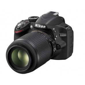 Nikon D3200 Kit (18-200mm) Black Digital SLR Cameras