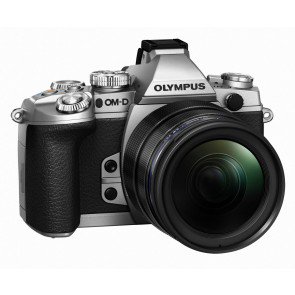 Olympus OM-D E-M1 Mirrorless Micro Four Thirds with 12-40mm f2.8 PRO Lens Silver Digital Camera