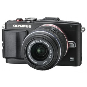 Olympus E-PL6 (PEN lite) Kit (14-42mm) Black Digital Camera