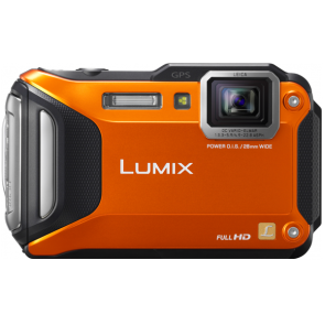 Panasonic Lumix DMC-TS5 Orange Digital Camera