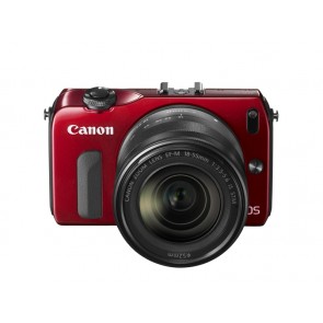 Canon EOS M kit (M18-55) Red Digital Camera