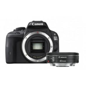 Canon EOS 100D Kit with 40mm f2.8 STM Lens Black Digital SLR Camera