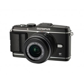 Olympus E-P3 with 14-42mm II R Lens Black Digital SLR Cameras