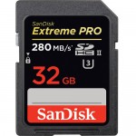 SanDisk Extreme PRO 32GB 280MB/s SDHC Memory Card