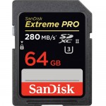SanDisk Extreme PRO 64GB 280MB/s SDXC Memory Card