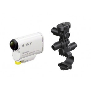 Sony Handycam HDR-AS100VB POV White Full HD Action Camera with Bike Kit