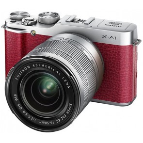 Fujifilm X- A1 Kit (16-50mm) Red Mirrorless Digital Camera 