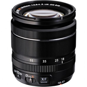 Fuji Film Fujinon XF 18-55mm F2.8-4 R LM OIS Black Lens