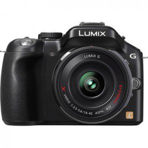 Panasonic Lumix DMC-G5K Kit with 14-42mm Lens Black Digital SLR Camera
