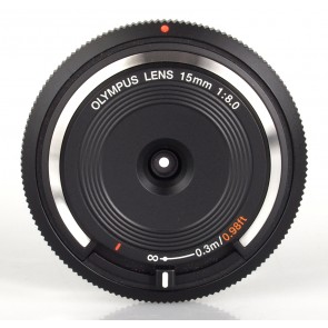 Olympus 15mm f/8.0 Black Body Cap Lens
