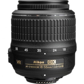 Nikon AF 18-55mm f/3.5-5.6G VR (3.0x) Lenses