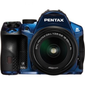 Pentax K-30 (18-55mm) Kit Blue Digital SLR Camera