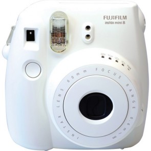 Fuji Mini 8 White Instant Film Camera