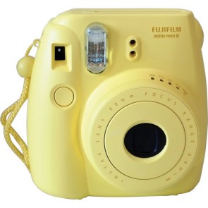 Fuji mini 8s Yellow Instant Film Camera