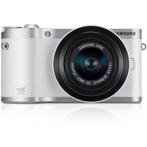 Samsung NX300 Mirrorless Digital Camera White with 20-50mm F/3.5-5.6 ED II Lens