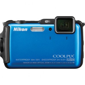 Nikon Coolpix AW120 Blue Digital Camera
