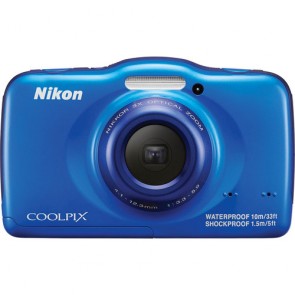 Nikon Coolpix S32 Blue Digital Camera