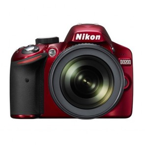 Nikon D3200 Kit 18-105mm Red Digital SLR Cameras